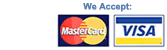 We accept Mastercard and Visa