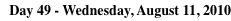 Day 49 - Wednesday, August 11, 2010