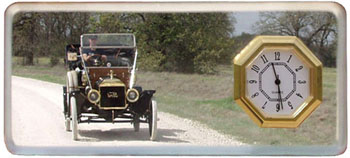 A-17704-C • Rear View Mirror with Quartz Clock A-17704-C • Rear View Mirror with Quartz Clock