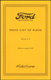 T-7  Chassis Parts List - 1928 - More Details